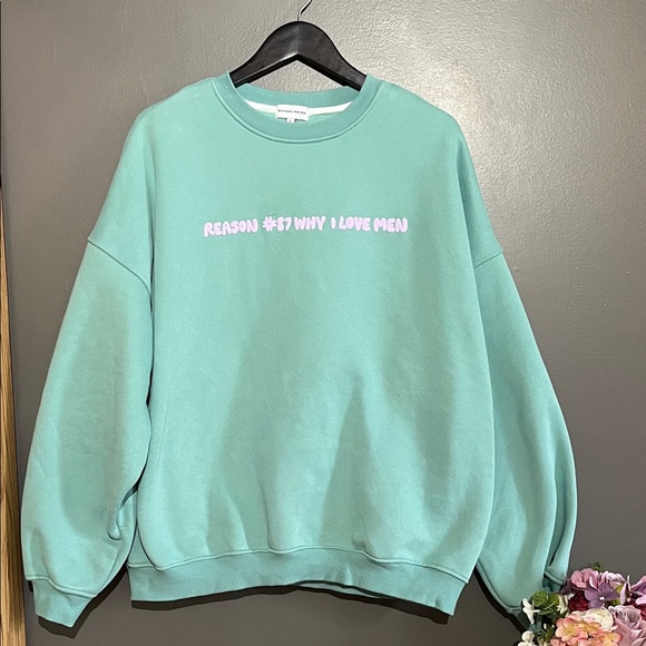 Strawberry Milk Mob Reason #87 Why I Love Men Crewneck Sweatshirt - Picture 3 of 12